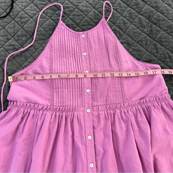 Free People Mini Dress Women’s Medium Desert Days Dramatic Orchid Halter S - Picture 8 of 10